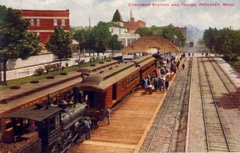 Petoskey MI commuter train operations